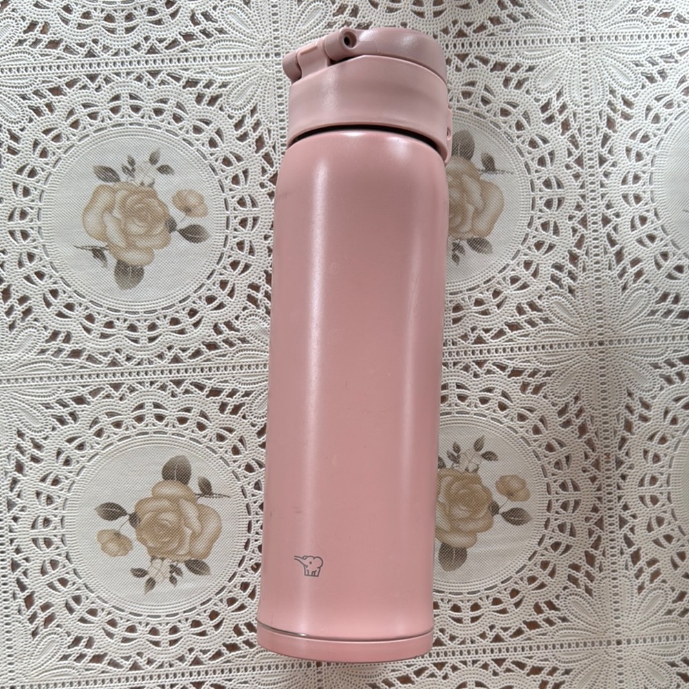 Zojirushi Pink Stainless Steel Water Bottle